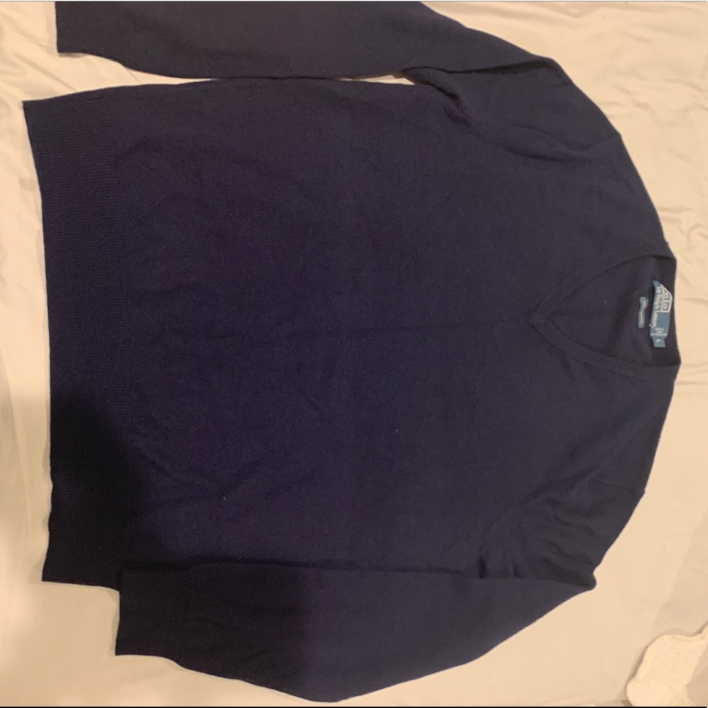 Navy blue polo ralph lauren cashmere sweater